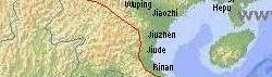 Map Eastern Jin Dynasty