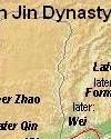 Map Eastern Jin Dynasty