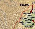 Map Eastern Jin Dynasty