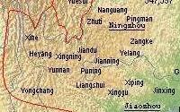 Map Eastern Jin Dynasty