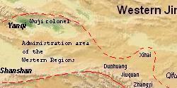 Map Western Jin Dynasty