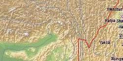 Map Western Jin Dynasty