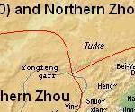 Map Northern Dynasties