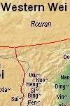 Map Northern Dynasties