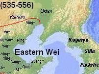 Map Northern Dynasties